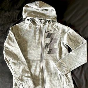 Like new big boys size large Nike full zip hoodie